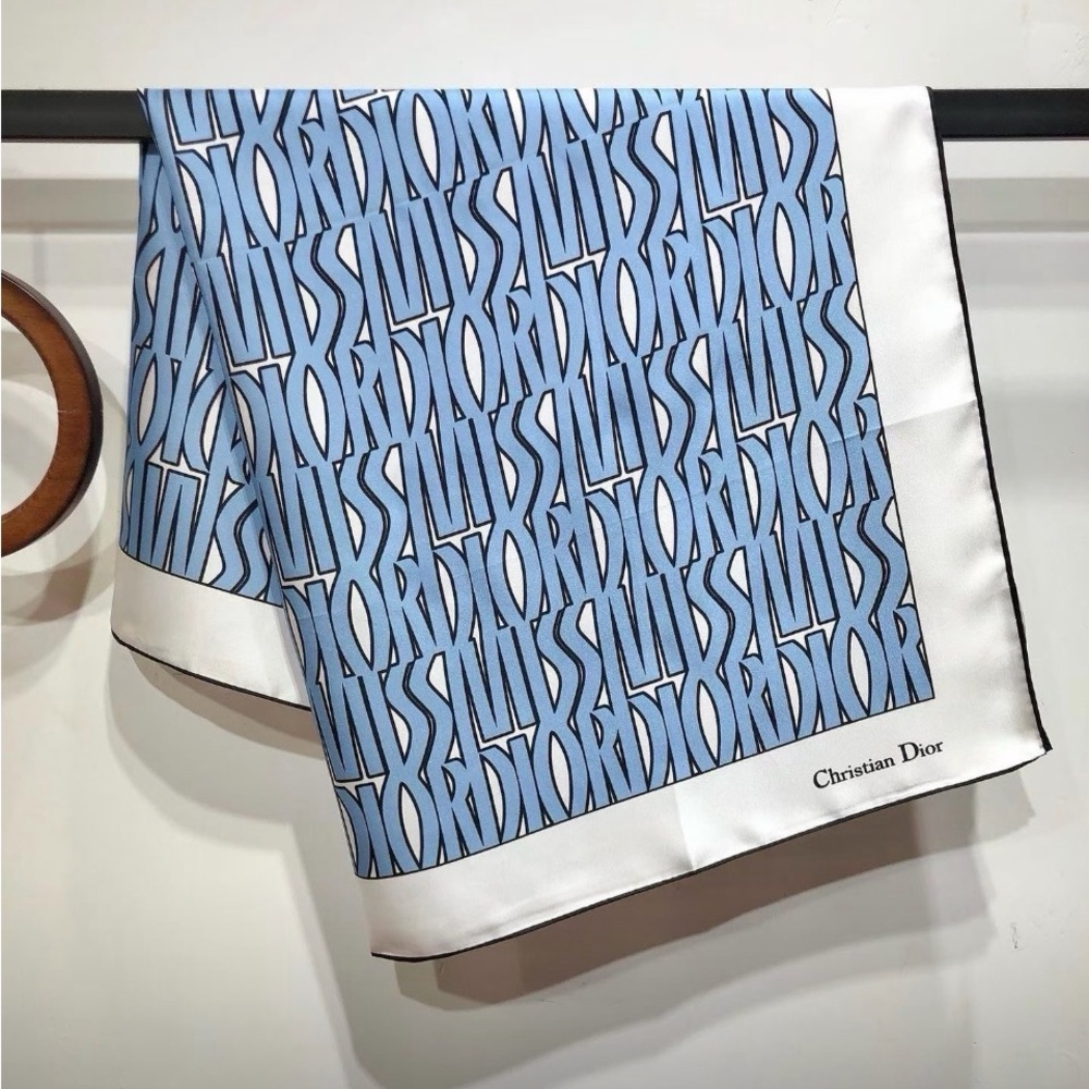 Christian Dior VIP / GWP Shawl Scarf – Light Blue